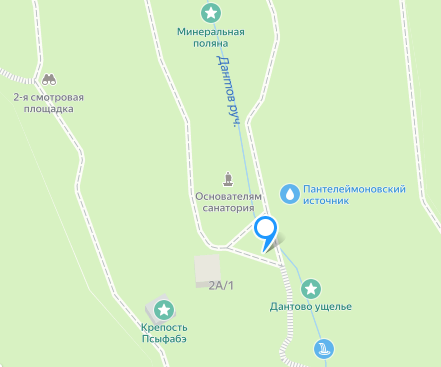 Где находится Иверская часовня на карте Горячего Ключа?